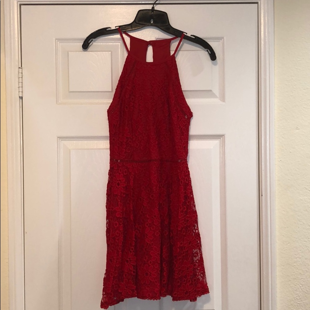B. Darlin red dress size: 5/6 like new